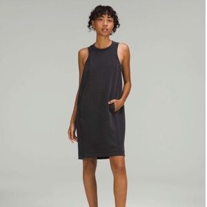 #121 Lululemon Softstreme Back In Action Dress Black Size 4